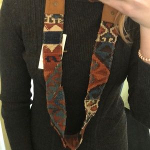 Orijinal Skinny Turkish Kilim Necklace